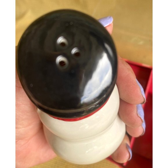 St Nicholas Square Snowman & Christmas Tree Salt & Pepper Shakers NEW - Picture 3 of 5